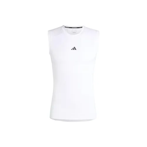 Adidas Free Shipping With AdiClub Techfit Compression Training Sleeveless Tee