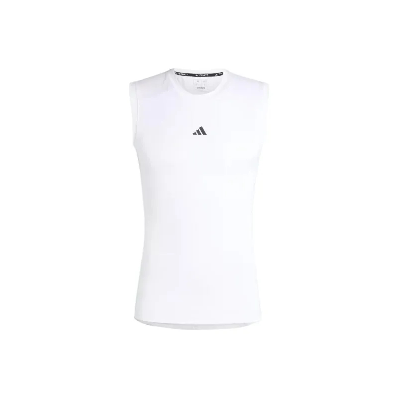 Adidas Free Shipping With AdiClub Techfit Compression Training Sleeveless Tee-0