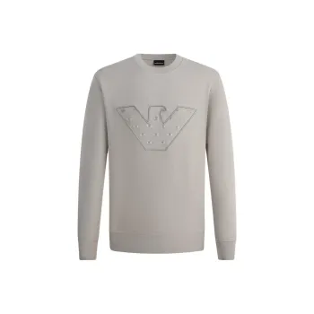 EMPORIO ARMANI FW23 Sweatshirt Men's Gray Green