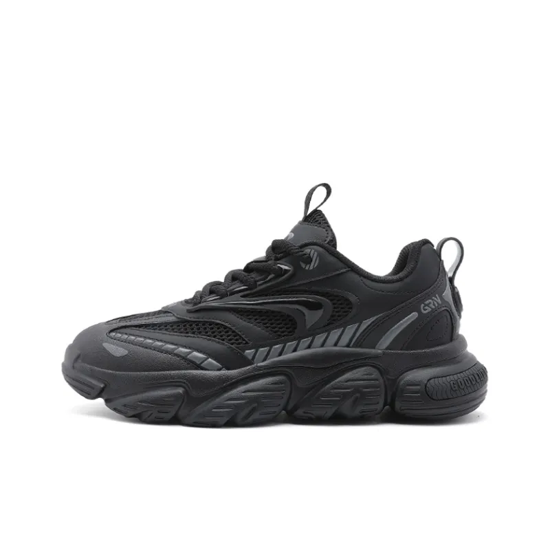 K bird Cushioning Anti Slip Wear Resistant Breathable Lightweight Height Increasing Low Top Chunky Sneakers Men's-0