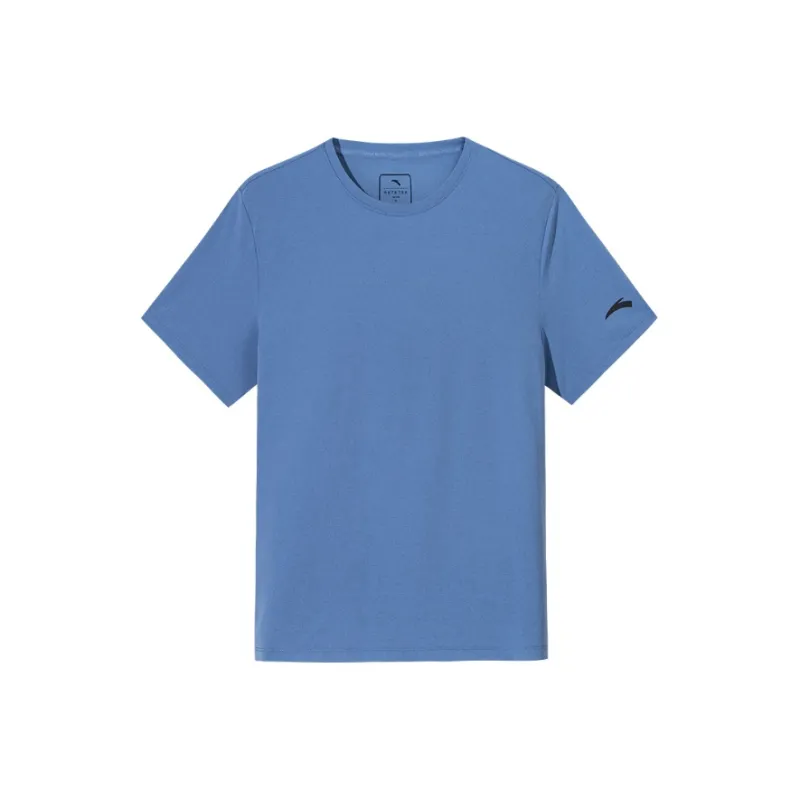 Anta Variety Training Collection T Shirt Men's Vintage Blue-0