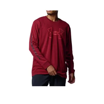 Under Armour Heavyweight Glitch T Shirt Men's Red 625