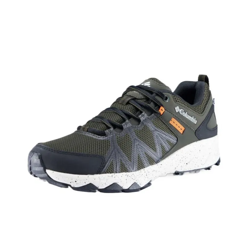 Columbia PEAKFREAK II Waterproof, Lightweight Support Low Top Hiking Shoes Men's Army Green-1
