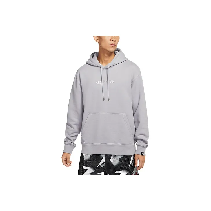 Jordan Sweatshirts Men Light Gray White-0