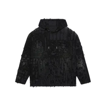 Givenchy Destroyed Oversized Hoodie