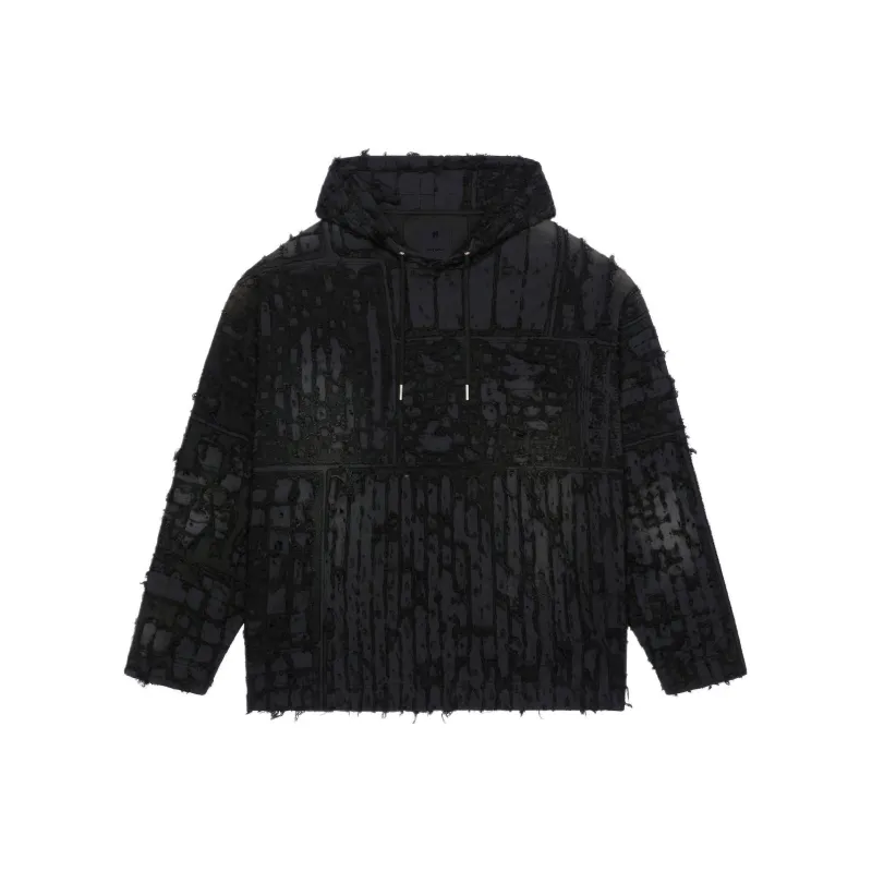 Givenchy Destroyed Oversized Hoodie-0