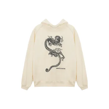 UNVESNO Sweatshirt Unisex Cream Yellow