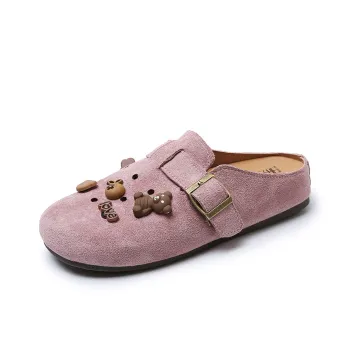 GESHE Abrasion Resistant Slip Resistant Wrap toe Slippers Women's