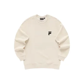 FILA FUSION FOB Series Sweatshirts Unisex Wheat Cream