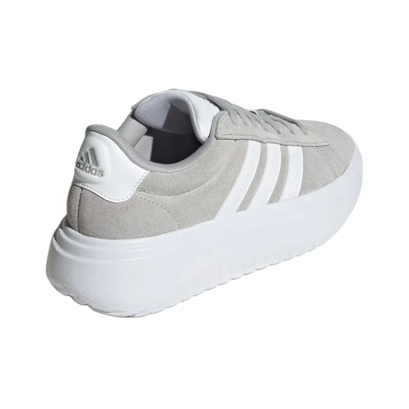 Adidas GRAND COURT Anti Slip Wear Resistant Low Top Casual Shoes Women's Gray-3