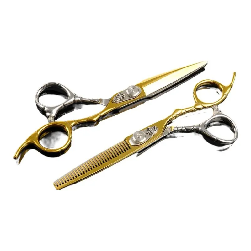 XIBI Professional Haircutting Scissors For Rounding Flattening And Trimming Stray Hair In Salons And At Home Hair-5