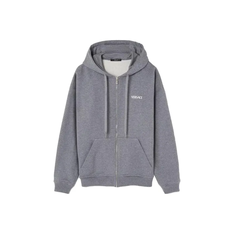 VERSACE Sweatshirts Men Gray-0