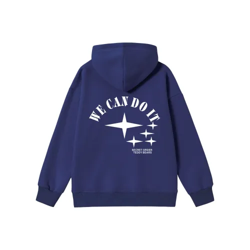 The Secret Order Of The Teddy Bear Hooded Loose Fit Regular Sweatshirt Unisex