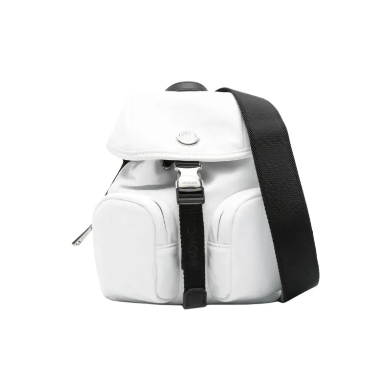 Moncler Nylon Shoulder Bag, Crossbody Bag Mini Women's White-0