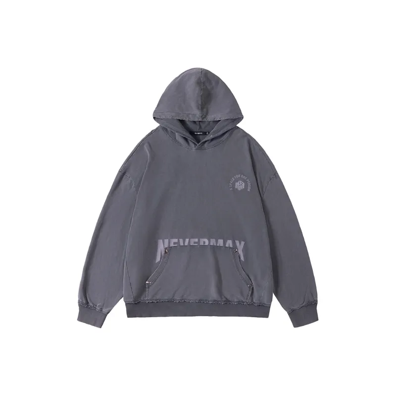 N MAX Sweatshirts Unisex Gray-0