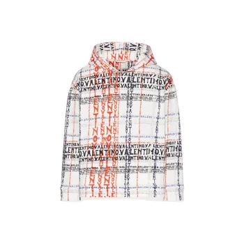 Valentino All Over Printed Long Sleeved Hoodie