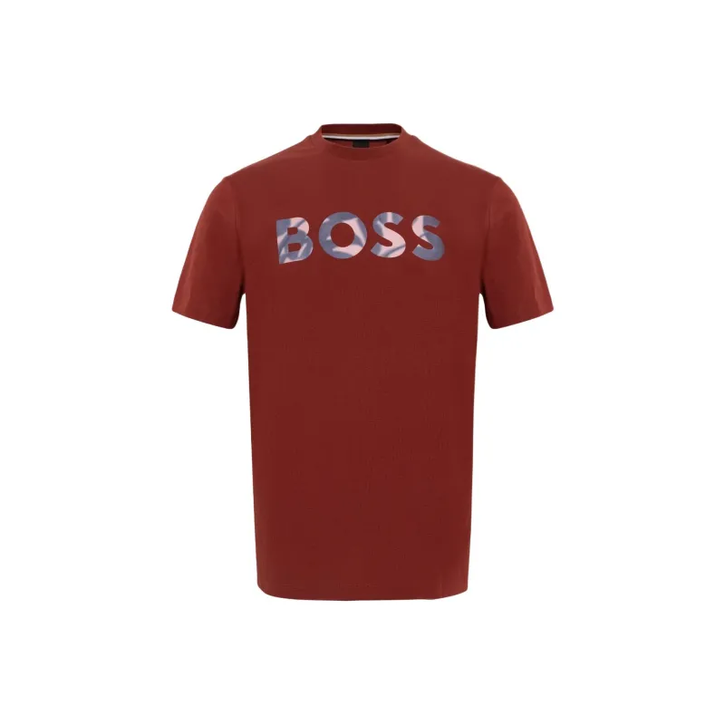 HUGO BOSS T Shirts Men Red-0