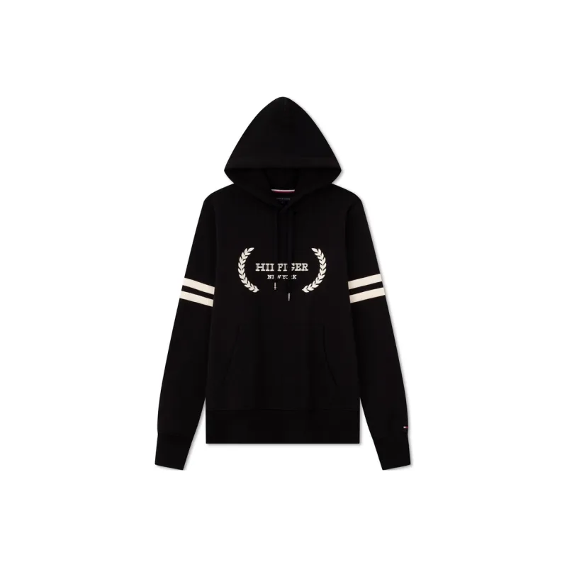 Tommy Hilfiger Embroidered logo Cotton Hoodie-0