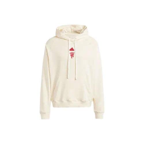 adidas Manchester United LFSTLR Hoodie White