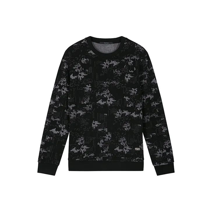 DAVID NAMAN Sweatshirts Men Black Gray-0