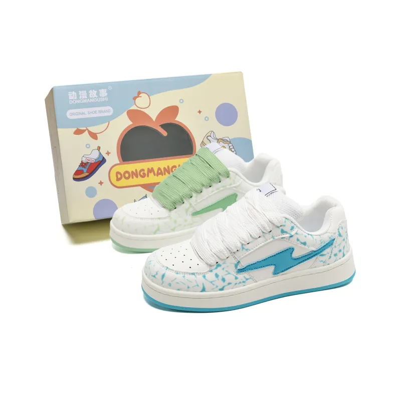 Anime Story Slip Resistant, Abrasion Resistant, Lightweight, Breathable Low Top Skateboard Shoes Unisex-25