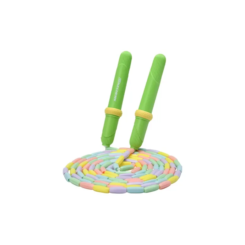 Skechers Student Supply Mechanical Counting Jump Ropes Exam PVC Cotton Cord PP Controller 2.8M Starcrow Rainbow Green-2