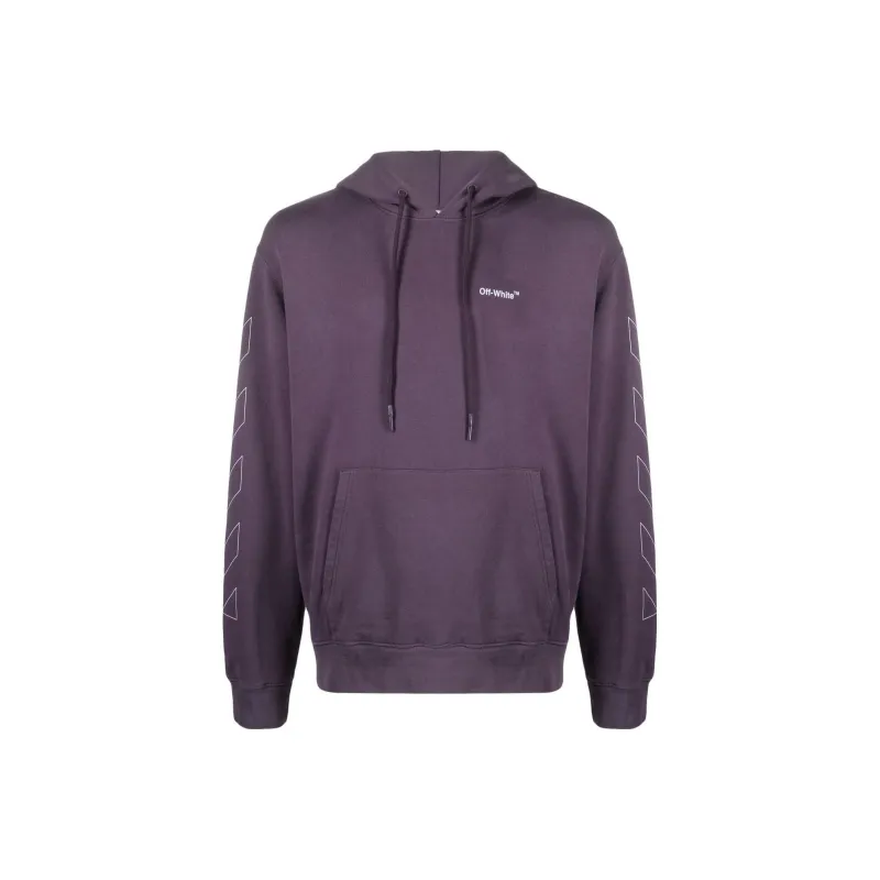 OFF WHITE FW22 Sweatshirts Men Purple-0