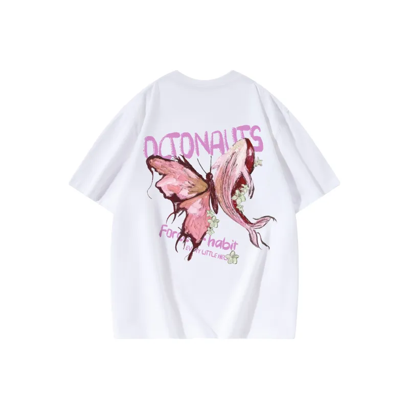 Small Columns Under The Sea T Shirt Unisex White-0