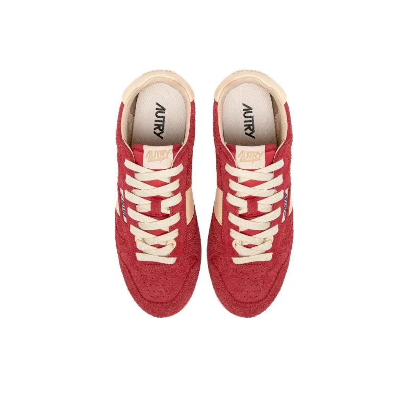 AUTRY Windspin Low Top Casual Shoes Men's Red-2