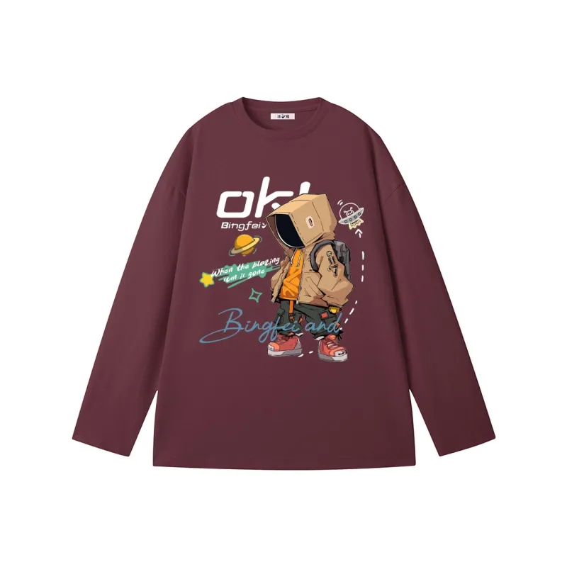 Ice Flying T Shirt Spring And Fall Unisex-6