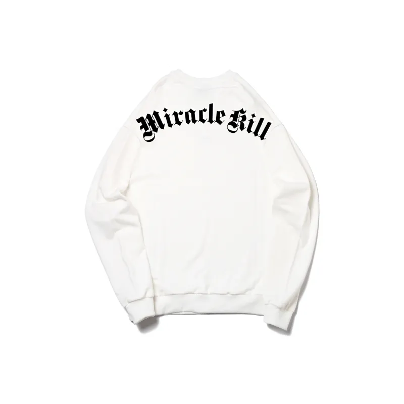 MIRACLE KILL Crew Neck Loose Fit Regular Sweatshirt Unisex-0