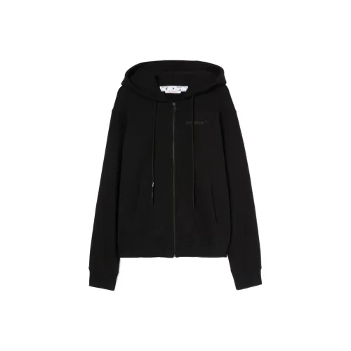 OFF WHITE Diag Tab Slim Zip Hoodie