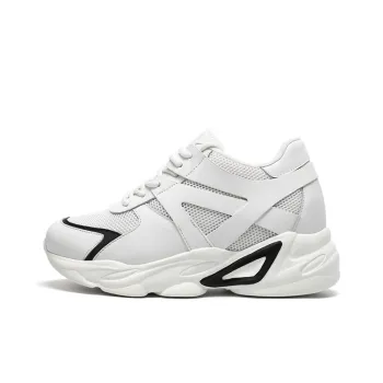 He Jinchang Abrasion Resistant Low Top Casual Shoes Women's White