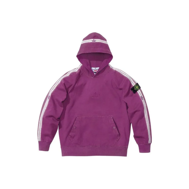 Supreme Stone Island Stripe Hooded Sweatshirt-3