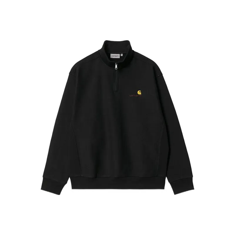 Carhartt WIP Half Zip American Script Sweatshirt-0