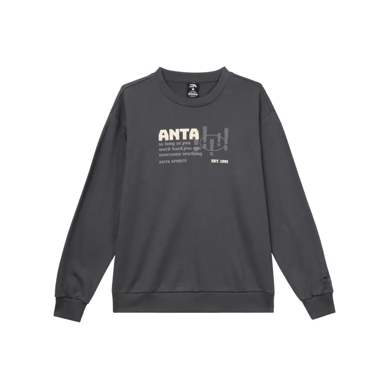 ANTA Life Collection Sweatshirts Unisex Gray-0