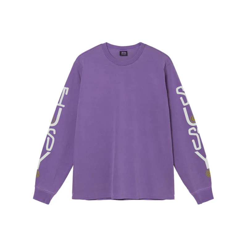 Stussy Classic Stack Pigment Dyed Long Sleeve Tee-4