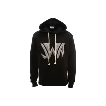 JW Anderson Logo Printed Drawstring Hoodie