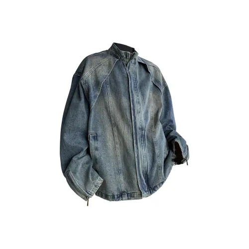 Lulifama Denim Jacket Unisex Blue
