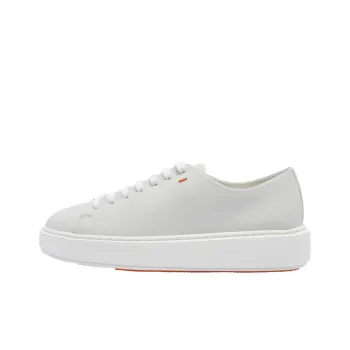 Santoni Low Top Skateboard Shoes Women's Light Gray