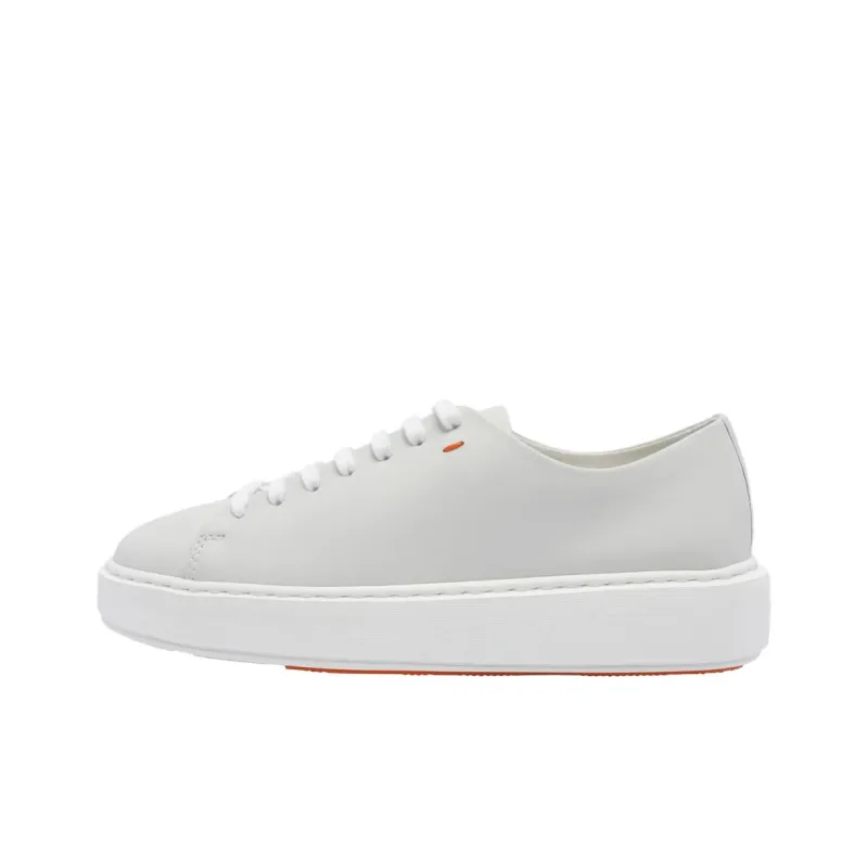 Santoni Low Top Skateboard Shoes Women's Light Gray-0