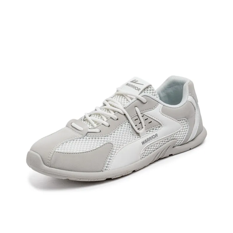 Warrior Slip Resistant, Abrasion Resistant, Breathable Low Top Casual Shoes Men's Beige Light Gray-1