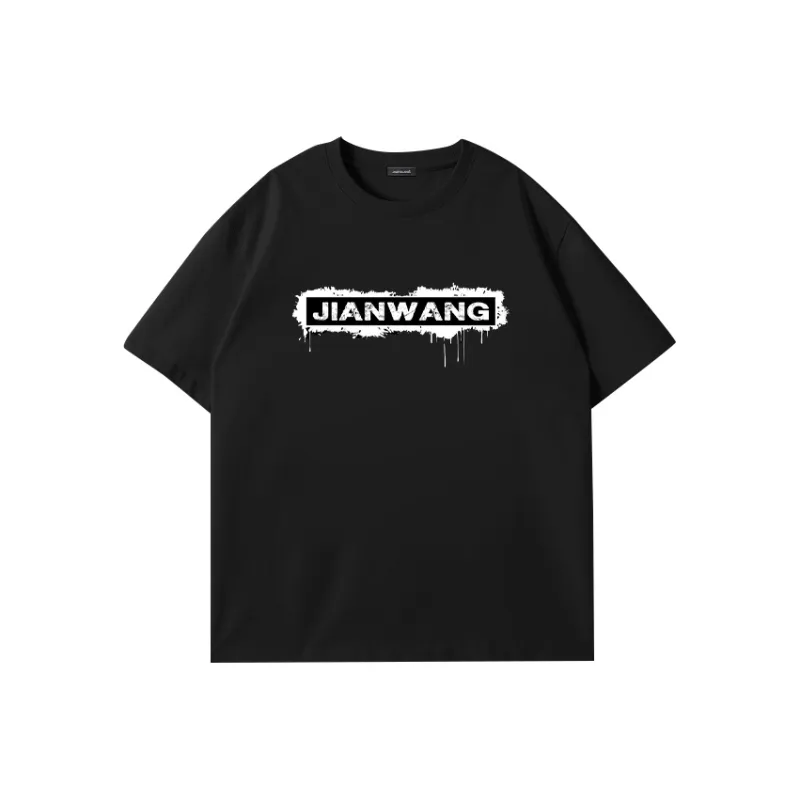 JIANWANG T Shirts Unisex Black-0