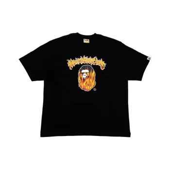 A BATHING APE Mad Flame Ape Head Relaxed Fit Tee