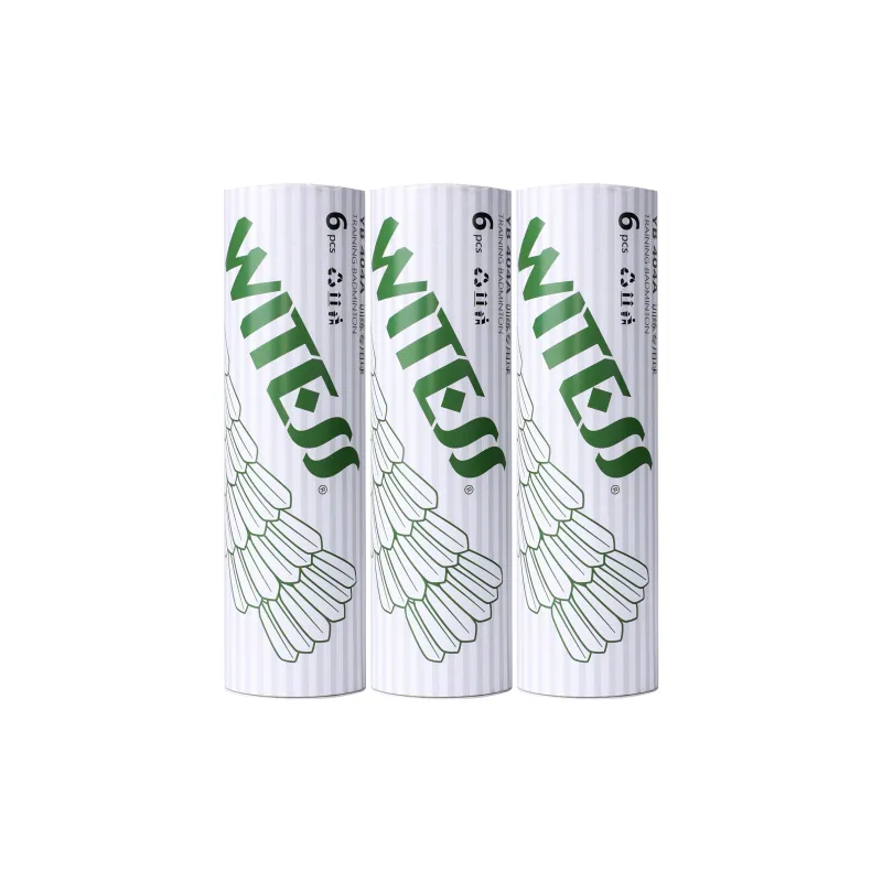 WITESS 6 Pack Goose Feather Training Competition Specialized Shuttlecocks-6