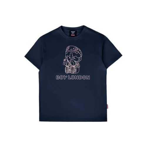 Boy London x POP MART T Shirt Unisex Navy Blue