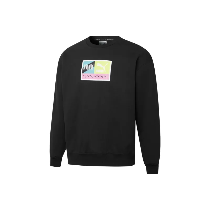 PUMA Sweatshirts Men Black-0
