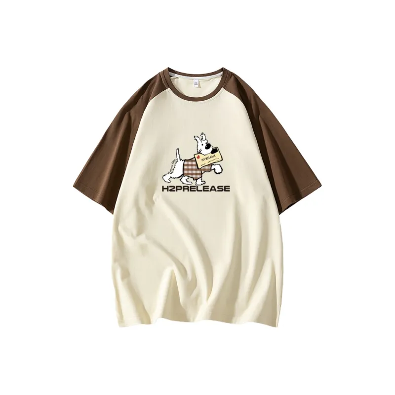 H2P T Shirt Unisex White Loose Fit-8