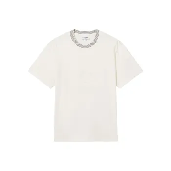 LACOSTE Embroidered Cotton T shirt