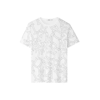 HLA T Shirt Men's Ecru Pattern 15